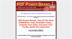 Desktop Screenshot of pdf-power-brand.com