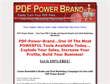 Tablet Screenshot of pdf-power-brand.com